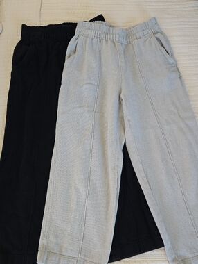 Madewell Breezewoven Bundle Pants Linen Pull On Xs